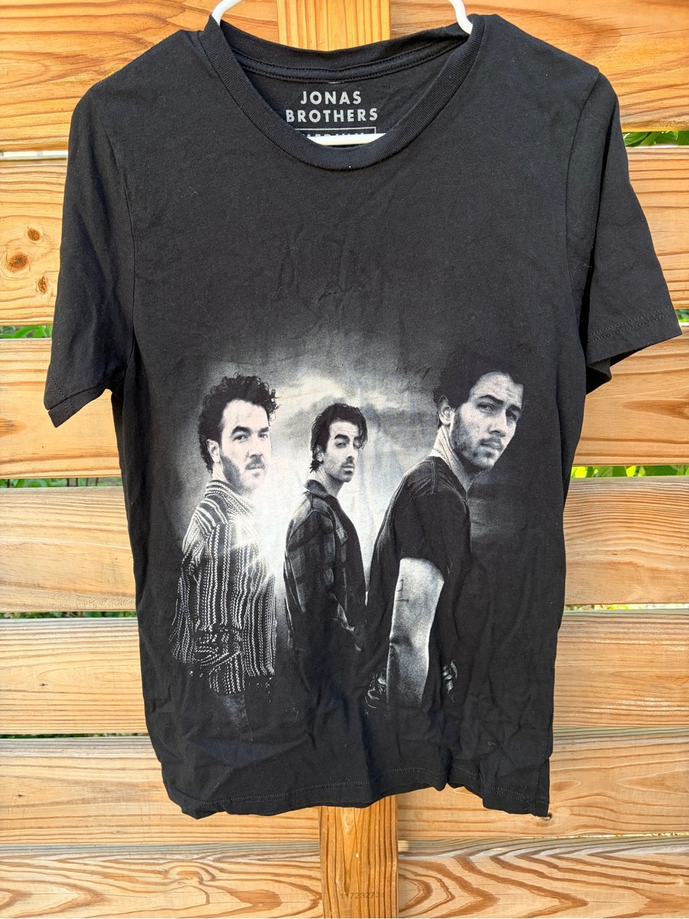 Jonas Brothers Black Graphic Short Sleeve Concert Tee